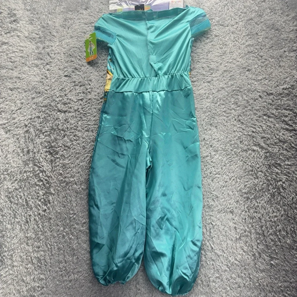 Disney Live Action Aladdin Jasmine Girls Halloween Costume Sz XS 3T-4T XSmall
